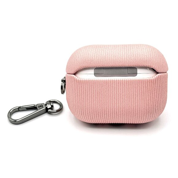 NWT Pink Striped Textured Silicone Case for Apple AirPods Pro 2 - Picture 4 of 5